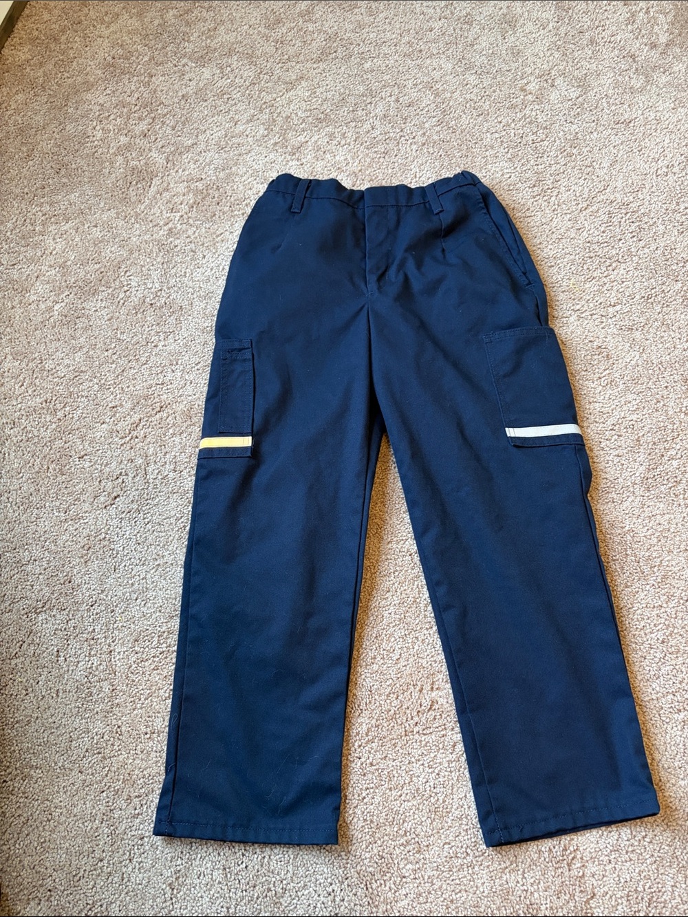 FedEx VF Imagewear Womens Reflective Uniform Pants Blue Size 2 -35U Pockets